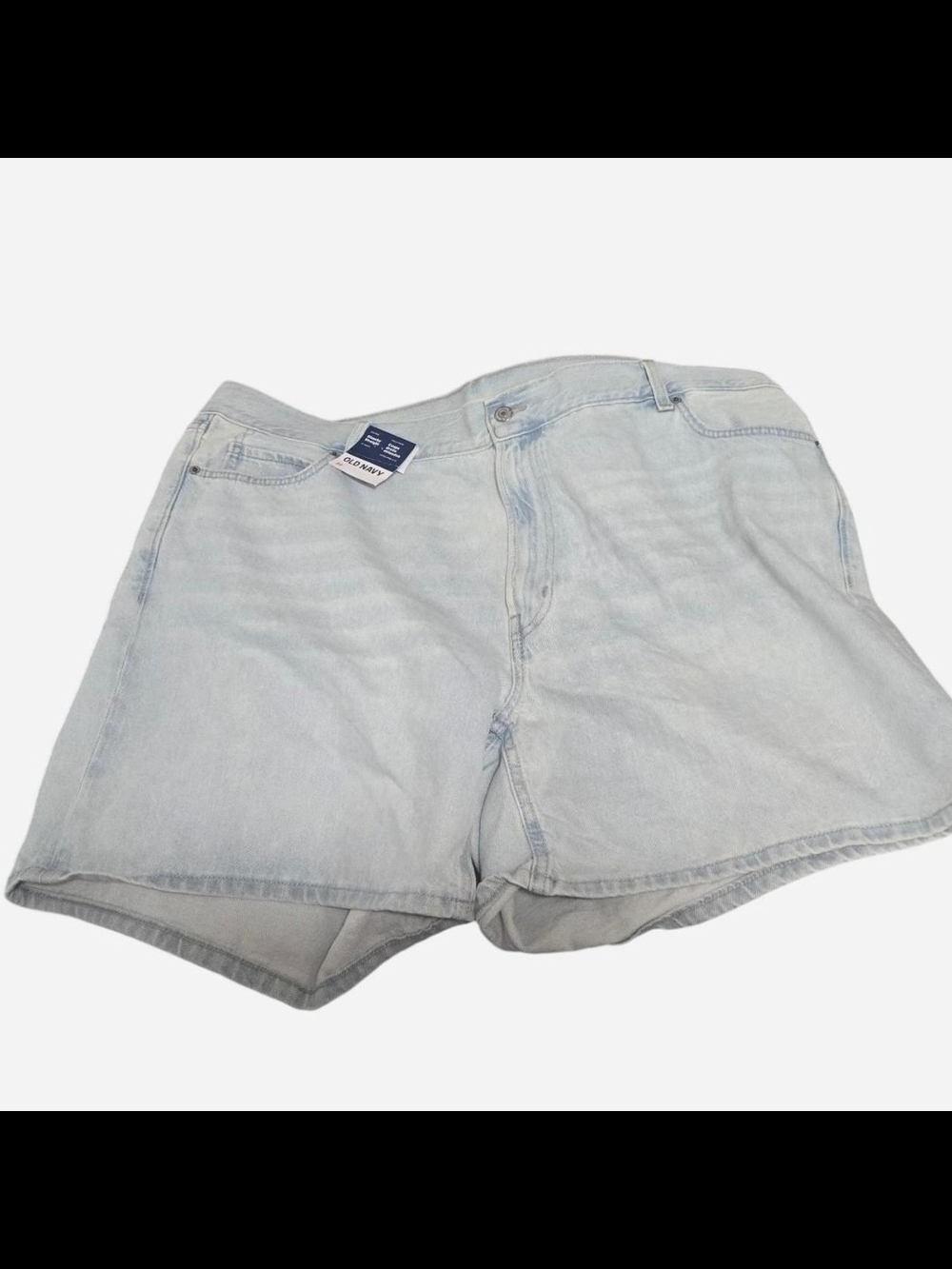 Old Navy Light Blue High-Rise Denim Shorts